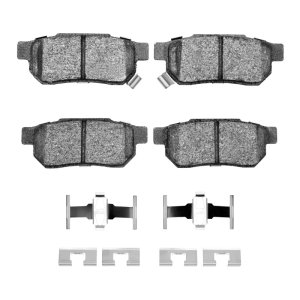 Acura Integra Brake Pads - Rear - R1 Concepts - Semi Met - `88-`01
